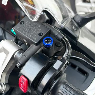 Motocyklowe śruby M10*1.25 aluminiowe śruby zaślepki otworów lusterek nakrętki dla SUZUKI GSF 250 600 600S 650 650S 650N 1200 1250 Bandit 650S