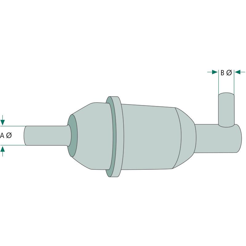 Fuel filter 8mm 105mm 30mm 37mm GRANITE 5008879