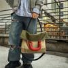 Large capacity men's and women's same simple tote bag shoulder bag