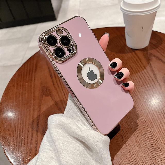 Dla Iphone 13 Pro Max Cover luksusowe poszycie etui na telefon ze szklaną folią zabezpieczającą obiektyw Funda Capa dla Iphone 12 11 Pro Max 13
