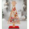 Santa Claus Desktop Decoration Wooden Tabletop Sign Exquisite Christmas Signs Plaque  Home Decor