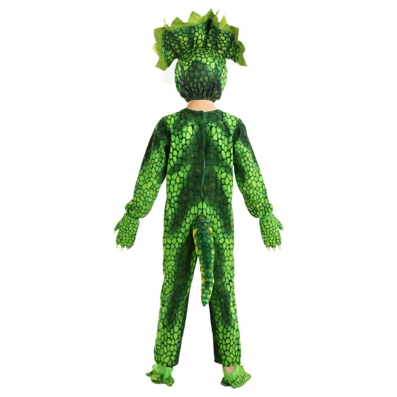 Kids Dinosaur Costume Set For Halloween Parties And School Plays Practical Polyester Fabric Cosplay Outfit