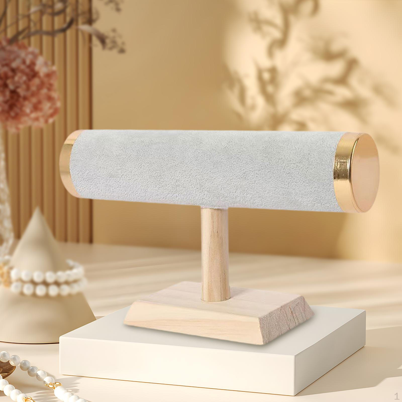 Подставка для браслетов, держатель-органайзер для браслетов, витрина, домашняя организация хранения gray Flannel