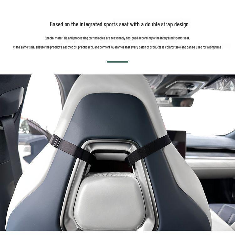 New Energy Sports Seat Headrest & Car Lumbar Support for Tesla, Mercedes-Benz, BYD, Lynk - Neck Protection