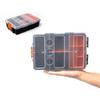 §Multi-Grid Portable Plastic Parts Toolbox Combination Screw Storage Box Metal Parts Hardware Tool Screwdriver Tool Box