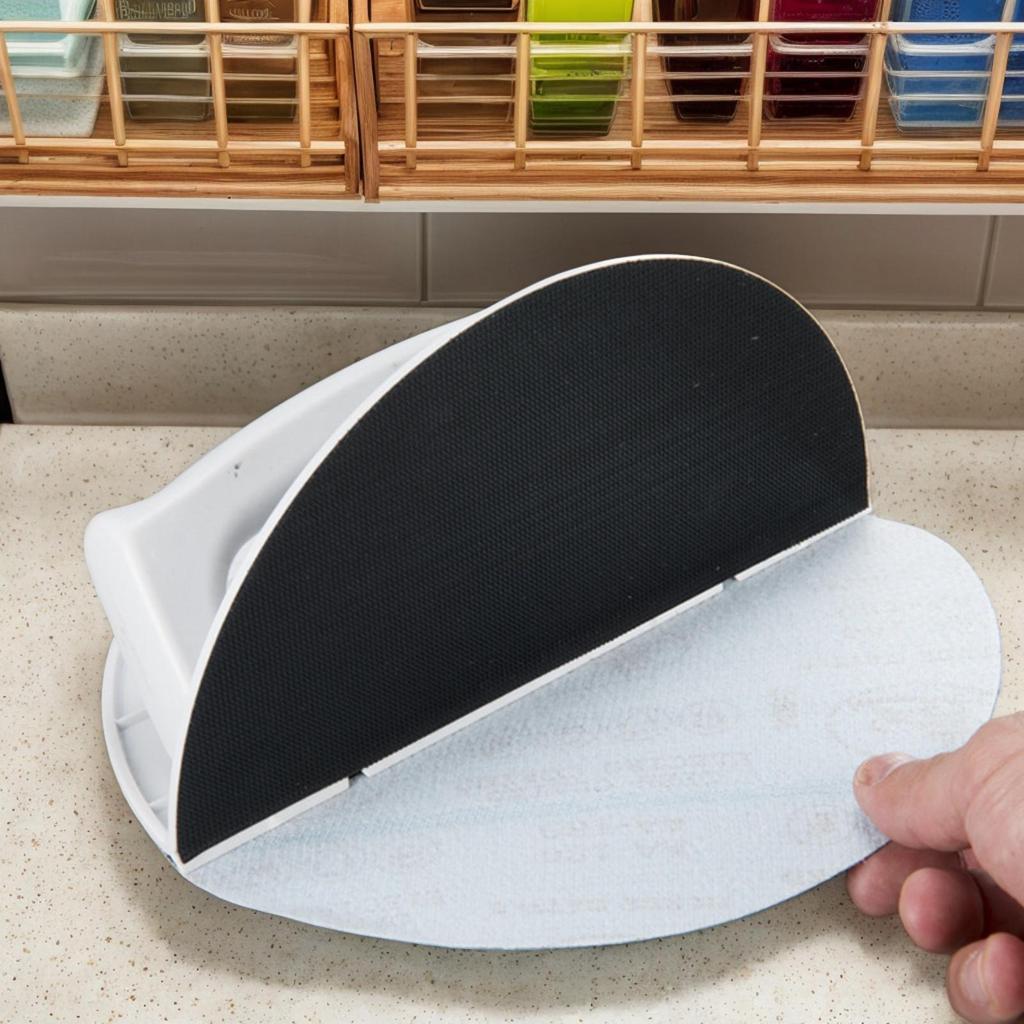 Multifunctional Semi-Circular Angle Sanding Sandpaper Tool Plastic Self Adhesive Handheld Putty Knife Drywall Scrapers Putty