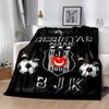 Coperta con Aquila Cresta Besiktas Calcio Personalizza il Tuo Nome Coperta Accogliente Personalizzata Coperta Comoda per Spiaggia Divano Ufficio Picnic Uso Stagione Unica