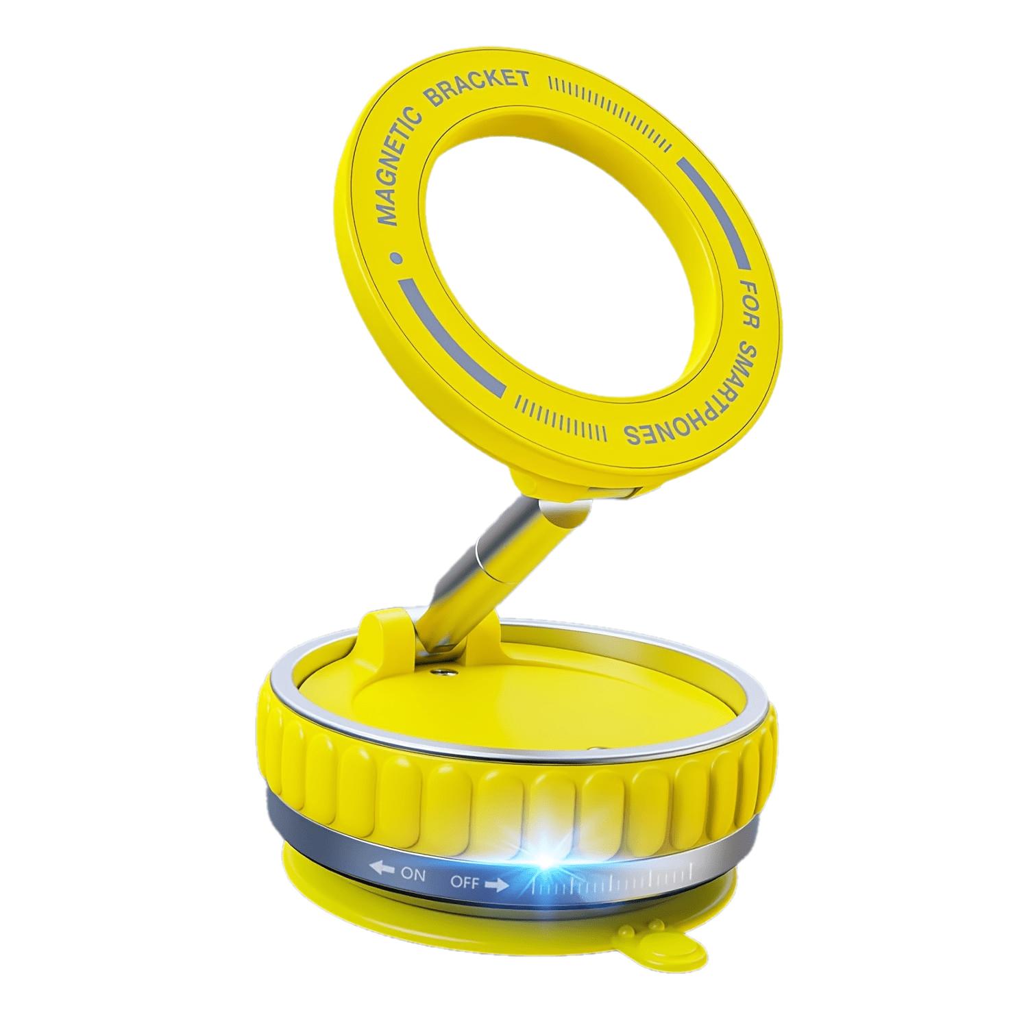 

2026 Upgraded Vacuum Magnetic Car Phone Holder 360° Reinforced 96LBS Ultra Suction Cup Phone Holder, N52 Strong Magnet