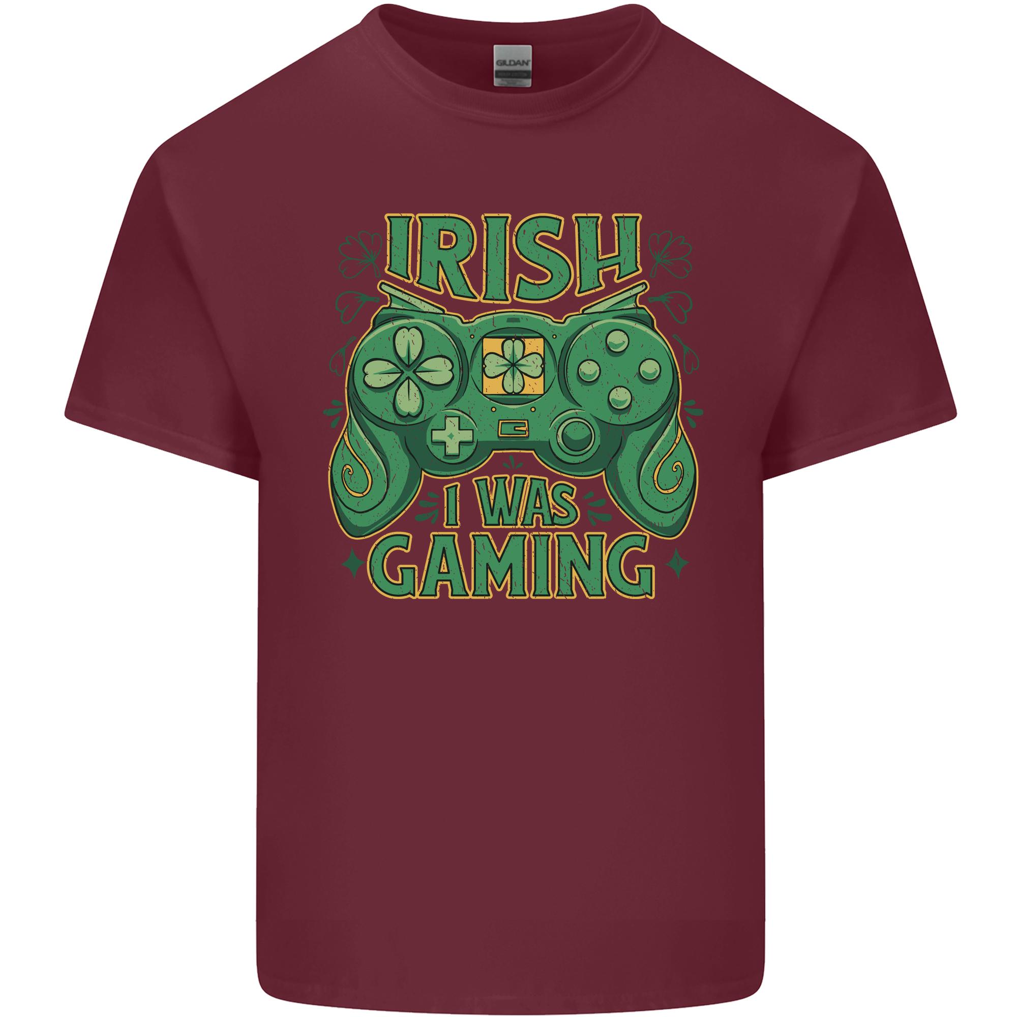 Irish I Was Gaming St Patricks Day Gamer Unisexs Light Cotton TShirt S