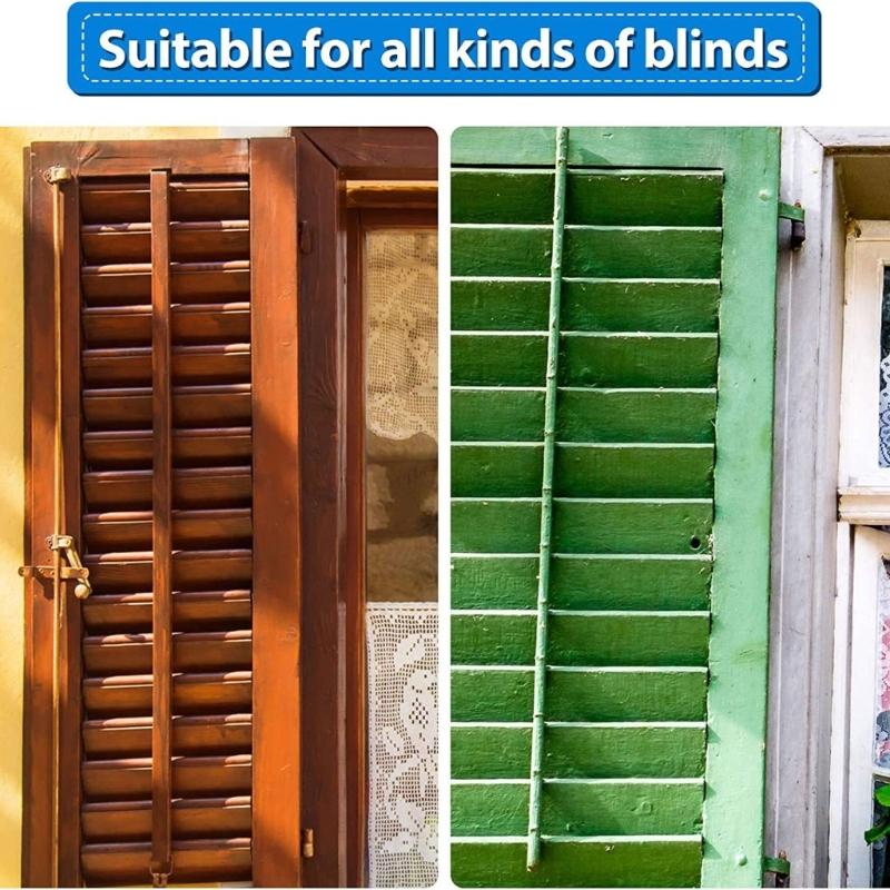20 Stück Lange Lamellen-Reparaturstifte für Plantagenjalousien Ersatzstifte Jalousien-Reparatur-Schraubwerkzeug Teil