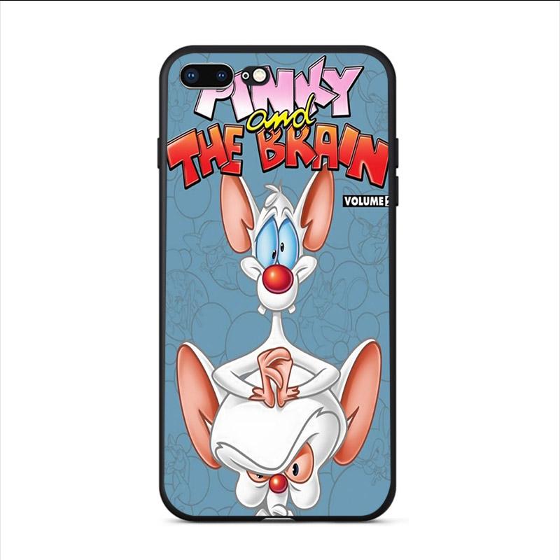 High Quality Phone TPU Case Cartoon TV Series Pinky and the Brain For iPhone 5 5S SE 2020 6 6s 7 8 Plus X XR XS MAX 11 11Pro Max