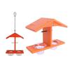 Yousheng Hanging Oriole Feeder, Outdoor Bird Feeder with Fruit Holder, Two-Cup Birdfeeder, Jelly And Fruit Feeder for Orioles Mockingbirds Backyard