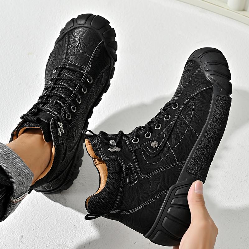 Fashion Man Cotton Shoes Lace Up Ankle Booties for Men Platform Short Barrel Sale Non Slip Trendy Designer Original Deals New Snow Boots