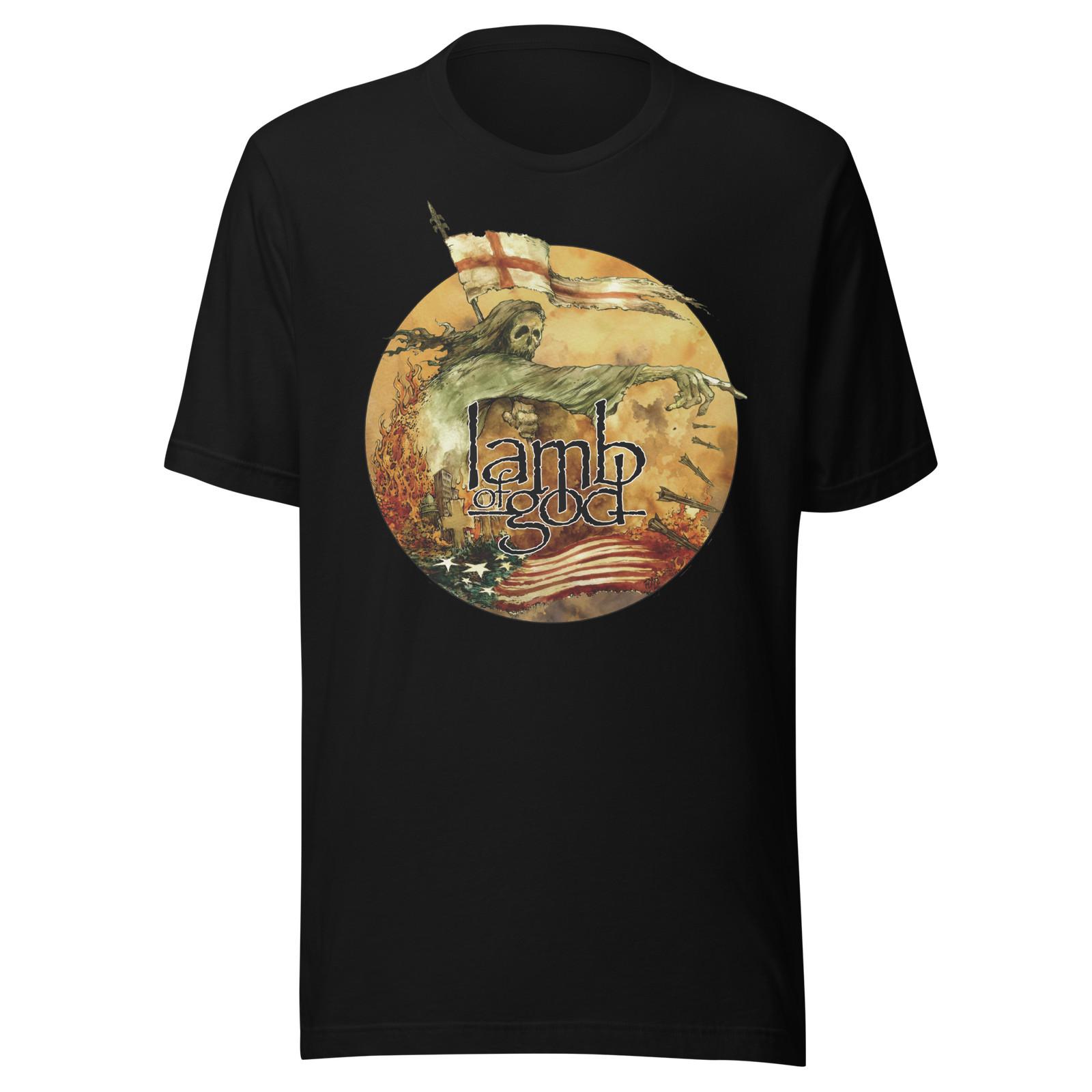 Stakes Lamb of God This Way T-Shirt T-Shirt Black New XXL
