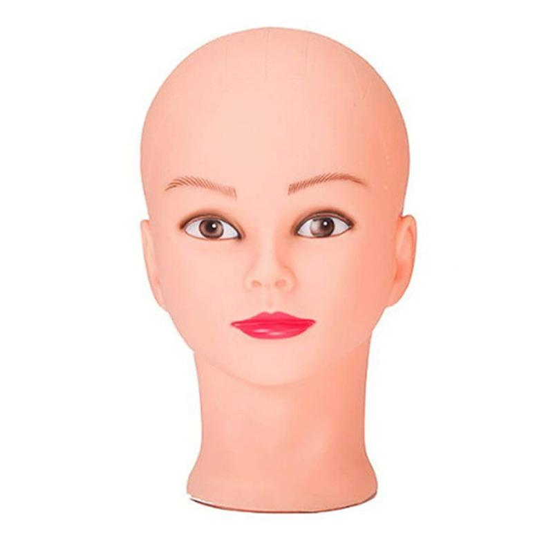 Professioneller Schminkpuppenkopf Glatzkopf Schaufensterpuppenmodell Zum Herstellen von Perücken Styling-Kappen Friseurhut Kopfbedeckung Ausstellungsständer