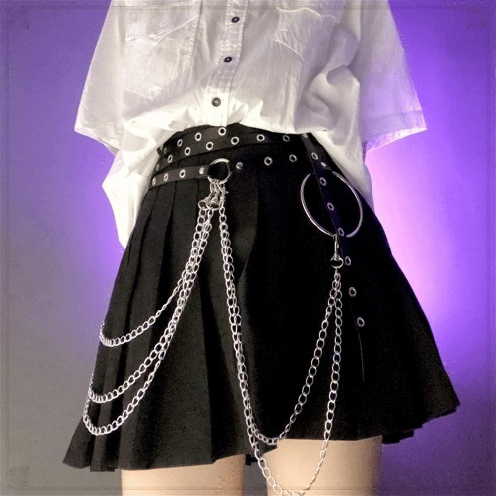 Multi-layer PU Leather Belt Extended Dress Waist Chain Fashion Women Waist Belt  Suit Decoration