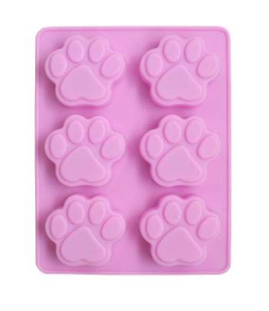 

Силиконовая форма «Лапка» для выпечки, ручной работы и свечей, 6 штук, шоколад, товары, мыло, розовый