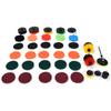 37PCS Drill Brush Attachments Set Scrub Pads and Sponge Power Scrubber Brush Polishing Pad for Home