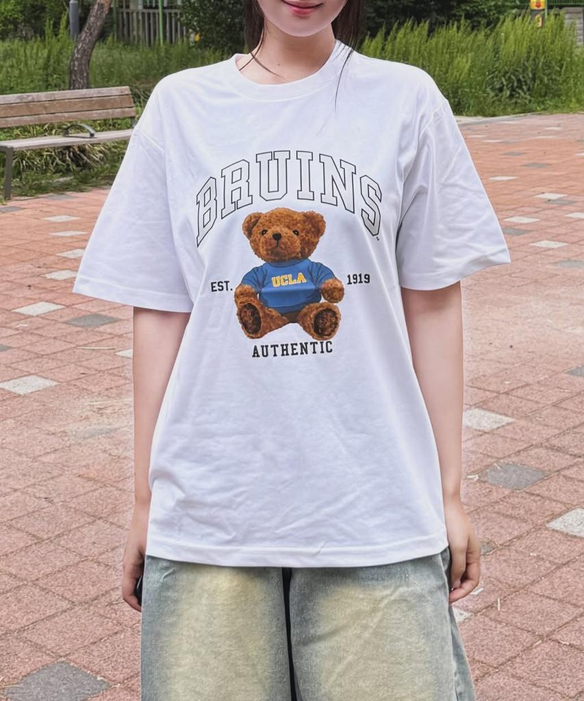 UCLA Unisex Authentic Bruins Bear Short Sleeve Tee (2 Colors) (Uc6St91)