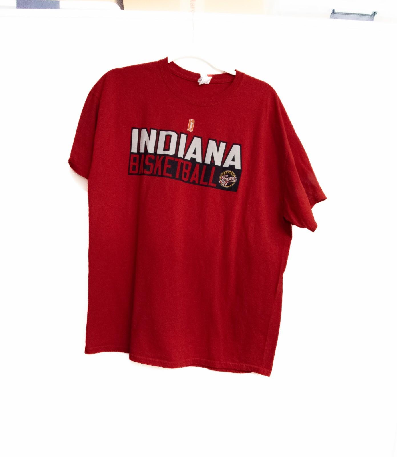 Gildan Mens Red Cotton T-Shirt Indiana Basketball Achonwa 11 Short Sleeve XL XXL
