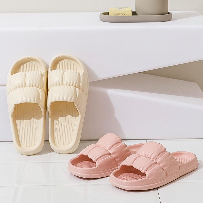 Stepping On Shit Slippers Women's Home Bathroom Summer Sandals Men's Summer Outdoor Wear Home Bath Non-slip Couple Thick Bottom