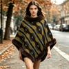 Women's Plus Size Warm Shawl Wrap Cape Loose Fit Cover Up Outerwear for Fall and Winter