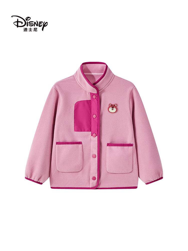 Disney Girls' Fleece Jacket - 2026 Spring Cold-Weather Top for Kids