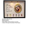 DIY Mini Museum Silhouette Box Personalized Photo Memory Display Case with Gold Frames Figurines Shadow Box Frame Kit with Light