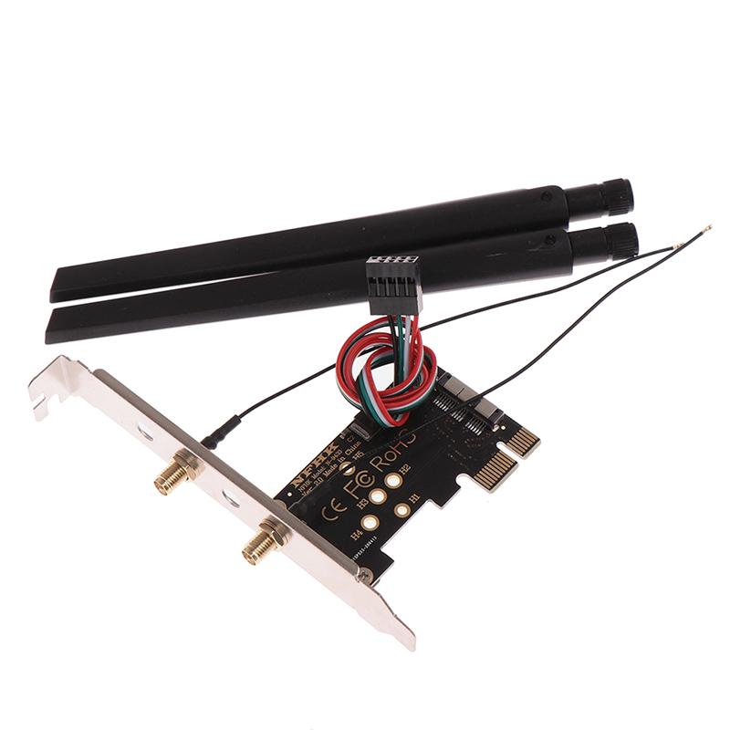 Pcie X1 To Bcm94360Cs2 Wifi Module Wireless Network Card Adapter Card Adapter