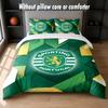 Sporting CP FC Design Bed Bedding Set 1 Duvet Cover + 2 Pillowcases Soft Breathable Household Bed Linens