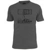 Mens Bond Equipe GT 1964 Car Blueprint T Shirt Retro Motor