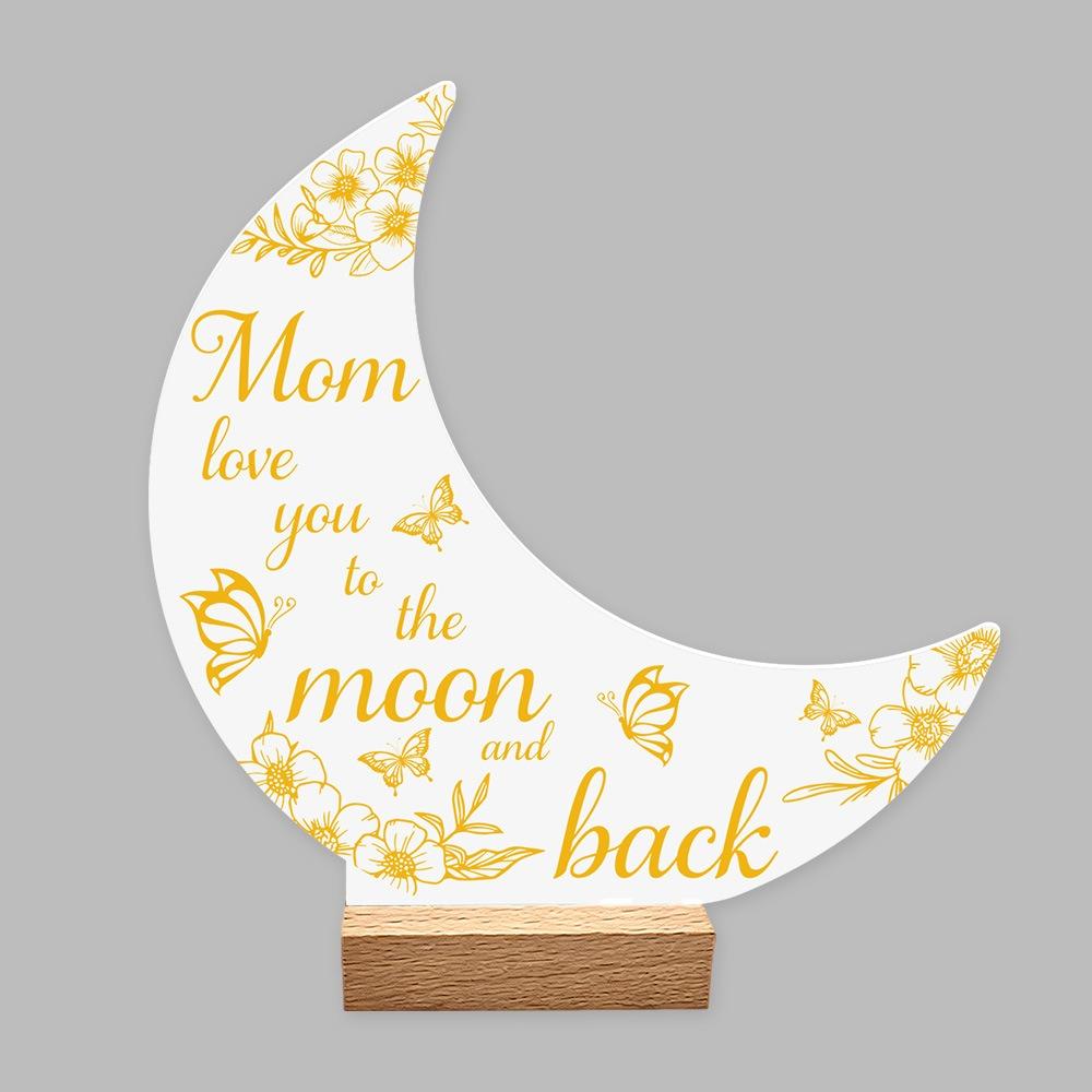 Black Gold Desktop Ornament with Wood Base Decorative Figurine  Home Decoration