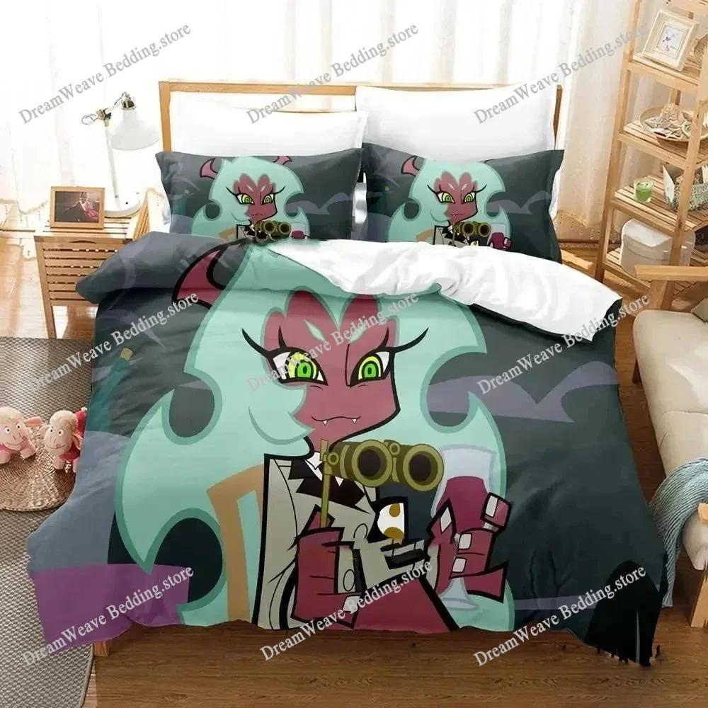 Panty & Stocking with Garterbelt Cartoon Poster Sheets Quilt Covers Bedding Dormitory Sheets Bedding Set Soft Warm Bedding Set74