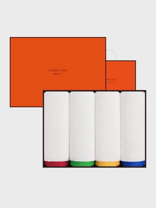 Songwol Towel Fresh 30-count combed towel 180 x 4 sheets Ivory blue