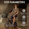 DYU D3F 36V 250W Foldable E-Bike - 50km Pedal Assist, Ultra-Light 17kg Steel Frame & Dual Disc Brakes