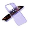 Adatto per Custodia Magnetica per IPhone16ProMax con Sensazione Pelle Semitrasparente. Custodia Protettiva Apple 15 Gelato 14 Fori