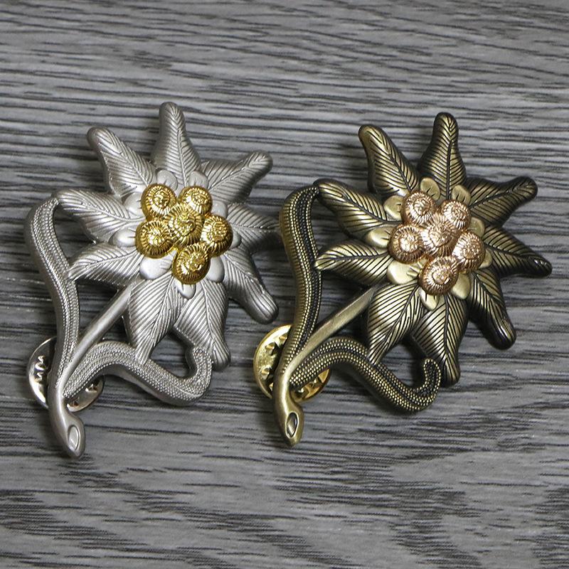 Snow Flower Accessories Medals And Badges Beautiful Design Collectible Items Perfect For Gifts Awards And Decoration