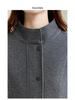 Damen 2025 Kariertes Patchwork Stehkragen Frühlingsjacke - Vielseitiges Lässiges Mode Sweatshirt Oberteil
