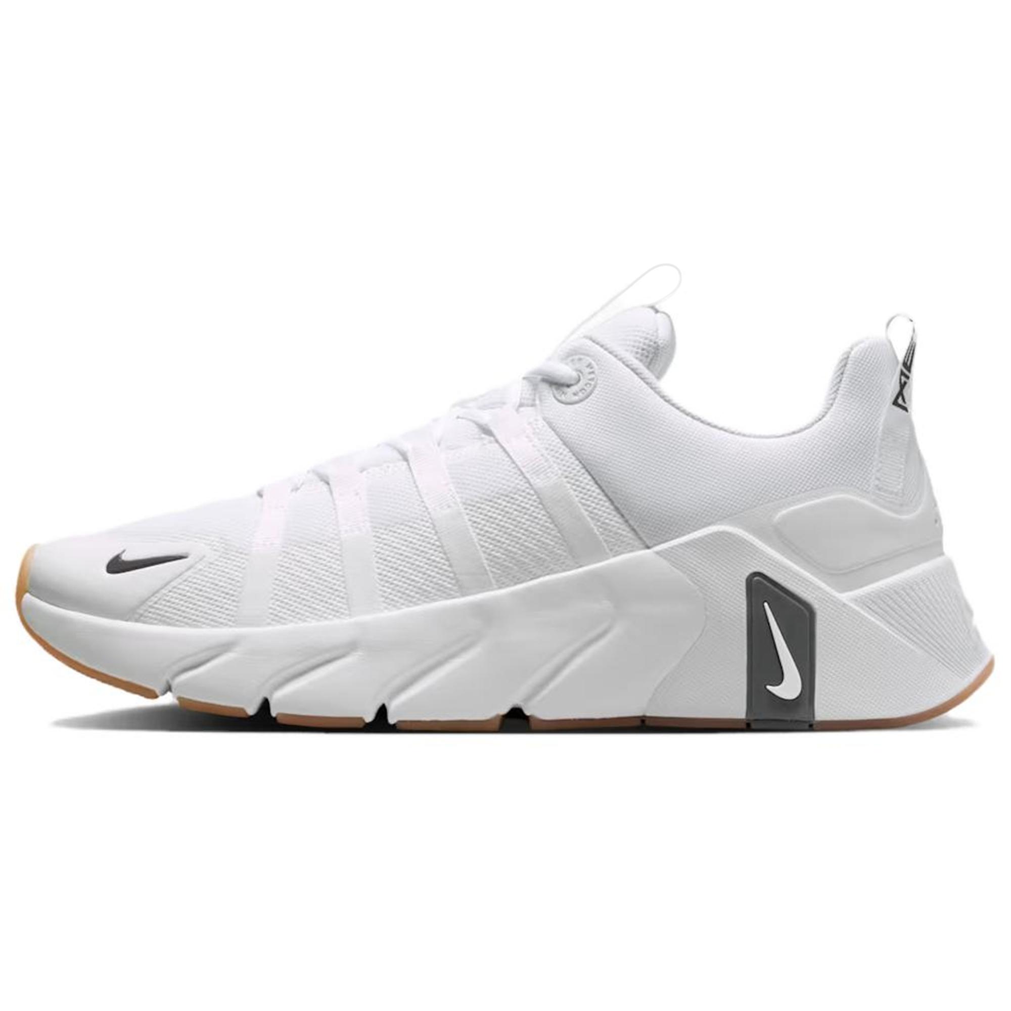 Nike Free Metcon 7 White Iron Grey Men Sneakers Gum-Yellow II7405-101 38.5