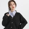 Women Blue Striped Half Shirts Autumn Detachable Dickey Lapel False Collar Multifunctional Layering Crop Top for Sweater