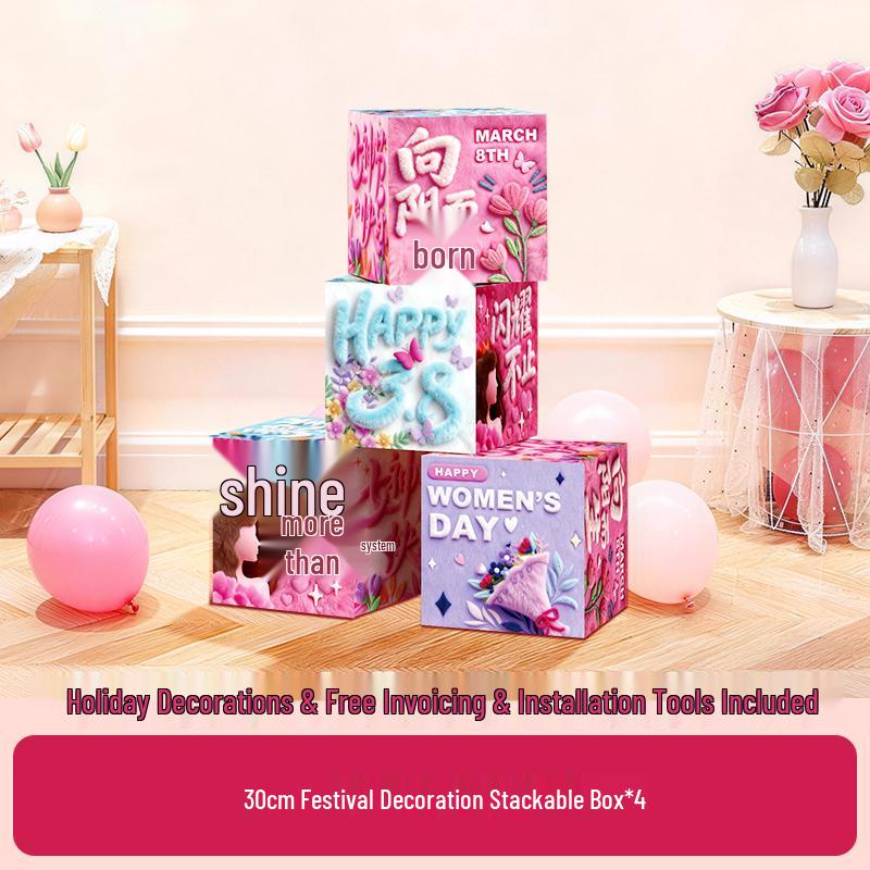 Women s Day Festival Wall Hanging Decoration - March 8th Celebration Backdrop