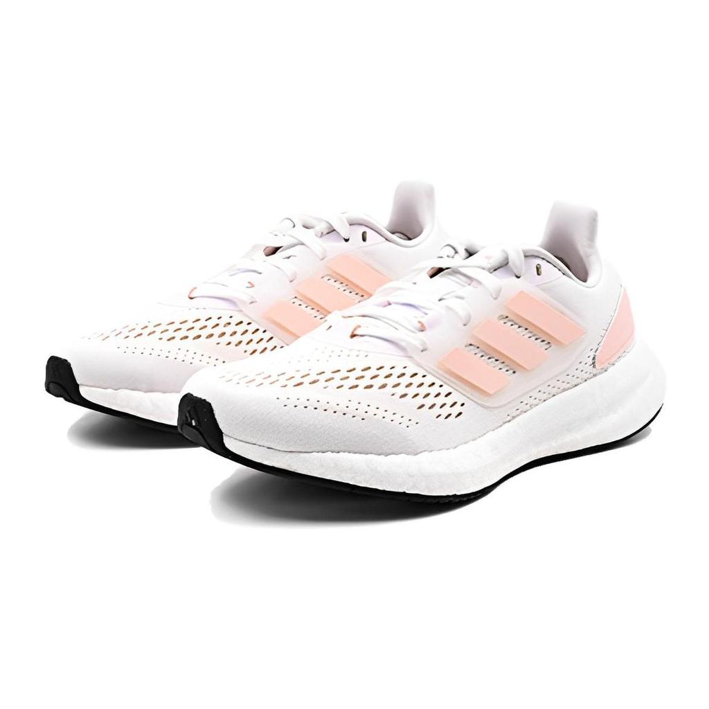 Adidas Pureboost 22 Low Top Kids Running Shoes Kids Running Shoes Pink White IF5549