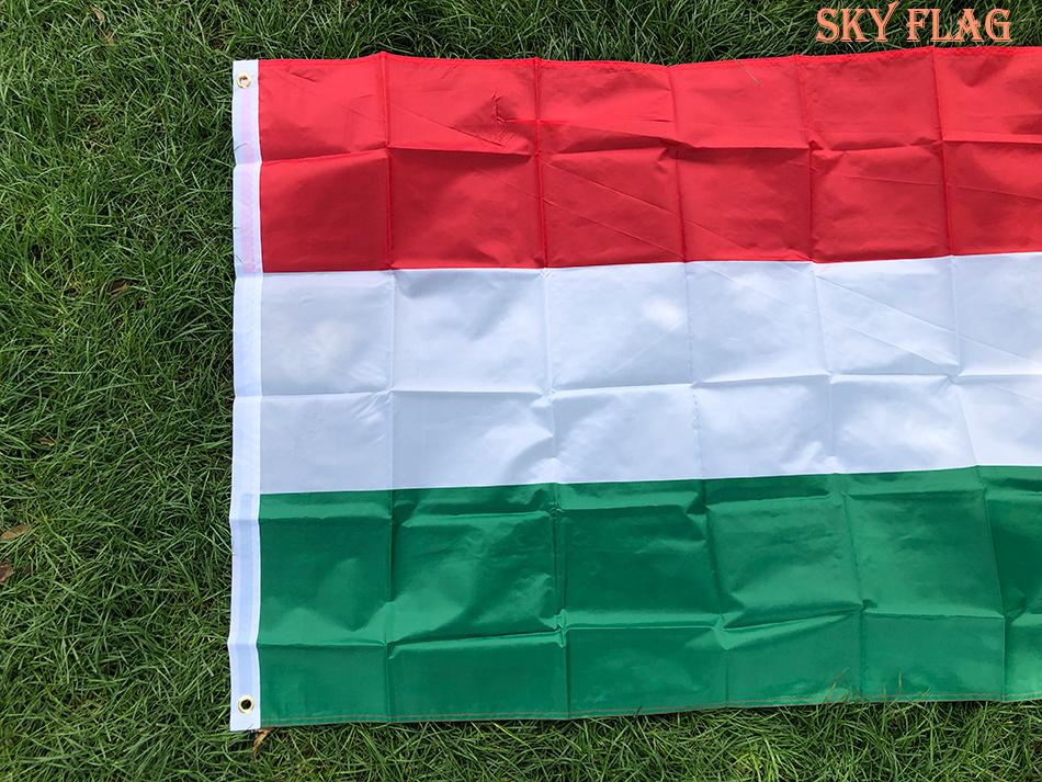 (BANDIERA DEL CIELO)Bandiera dell'Ungheria 90x150cm Le bandiere appese in poliestere dell'Ungheria Bandiere dell'Ungheria e Decorazione per interni ed esterni