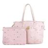 Hochwertige bedruckte Mutter und Kind Tragetasche Damen Umhängetasche Handtasche Mode Vielseitig Klassisch Einkaufstasche Damen