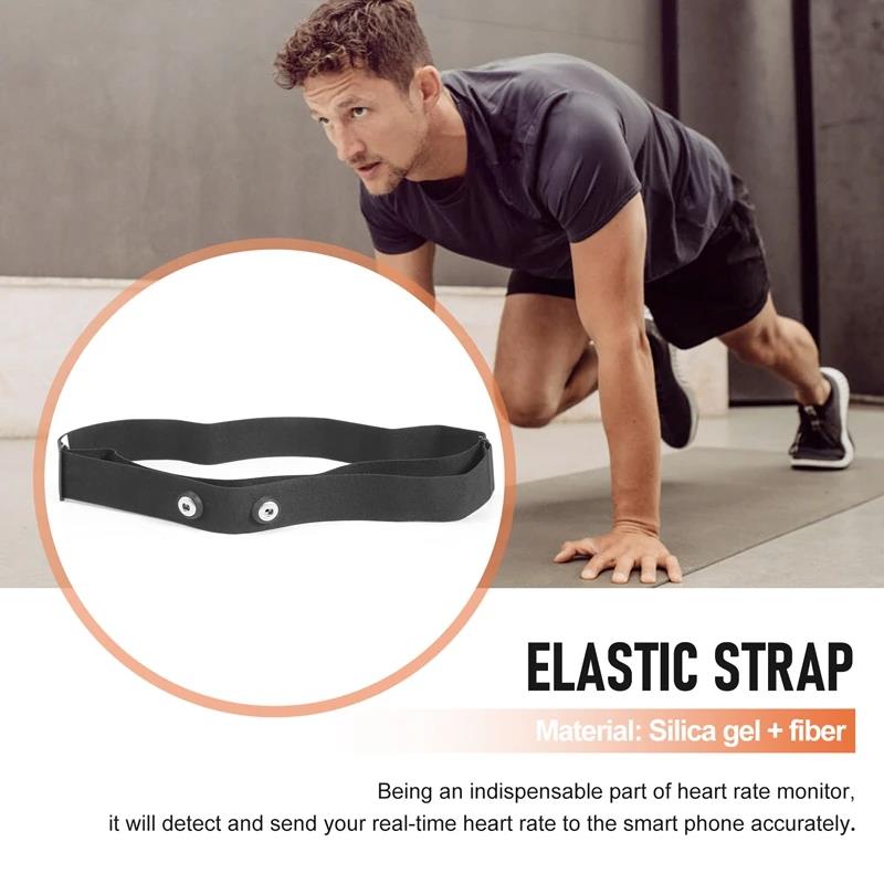 Chest Belt Strap for Polar Wahoo Garmin for Sports Wireless Heart Rate Monitor and Chest Belt Strap for Heart Rate Monitor2