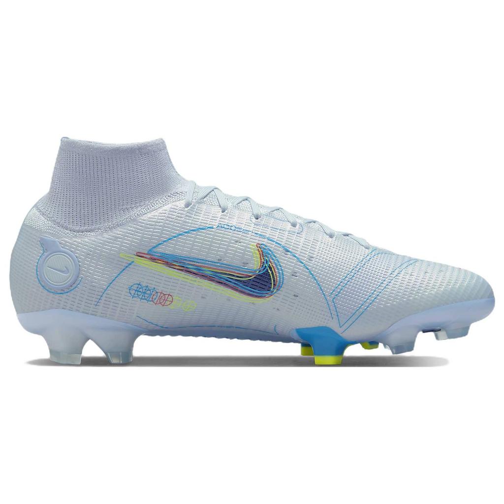 Nike Mercurial Superfly 8 FG Firm Ground Slip Resistant Abrasion Resistant Coverage Support Soccer Shoes Unisex DJ2839-054