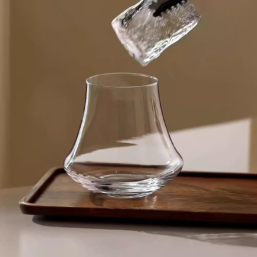 Whiskey Tasting Straight Glass, Whiskey Glass, Rocks Glass, 310ml, Wooden Box Included