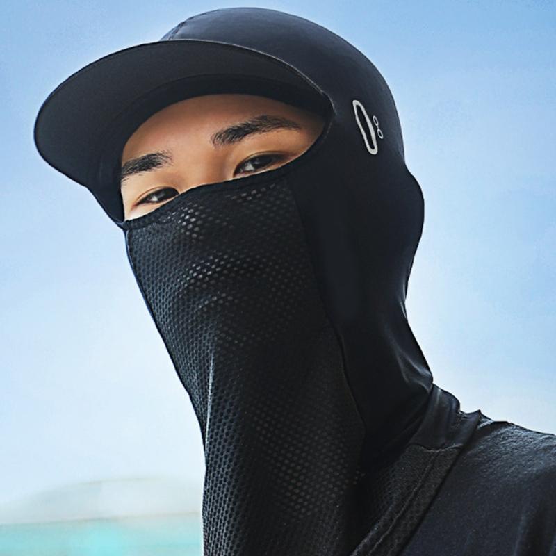 Outdoor Activities Cool Face Mask Cap Summer Breathable Moisture UV for Fishing Riding Cycling Motorcycling Climbing