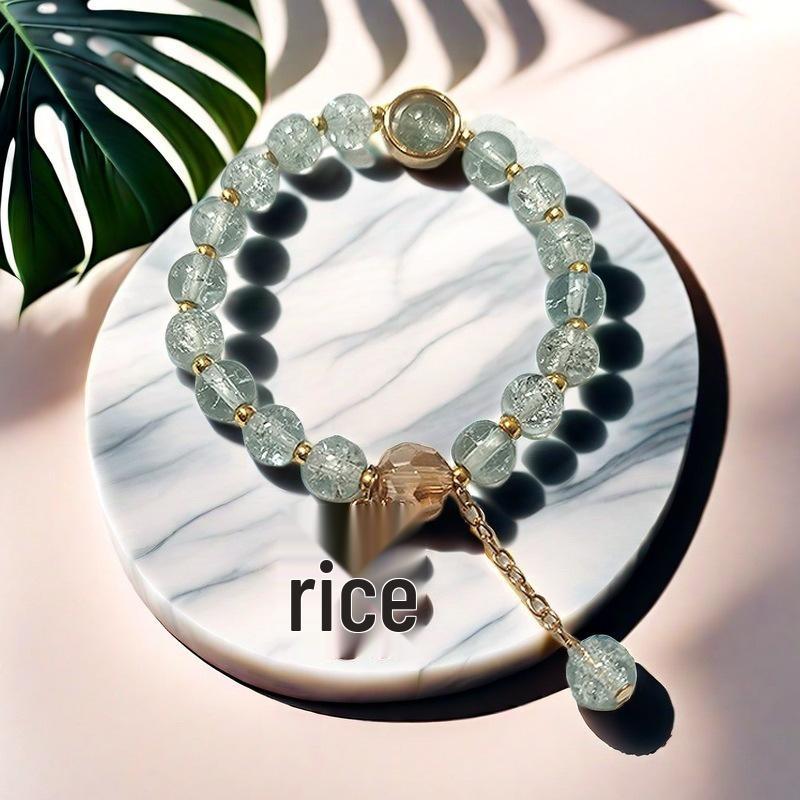 Daisy Popcorn Beaded Bracelet: Elegant Women's Hand Jewelry