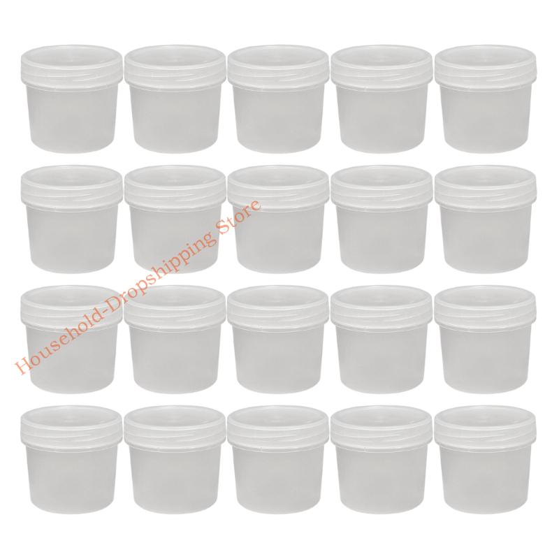 Plastic Dessert Cups Heat Resistant For Microwave Freezer Meal Preparation 85AD